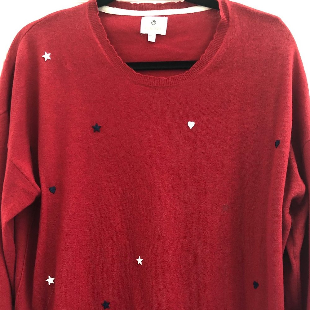 Sundry hearts and stars sweater